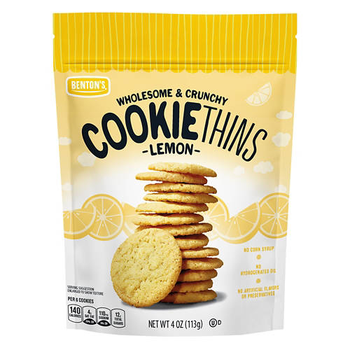 Lemon  Cookie Thins, 4 oz