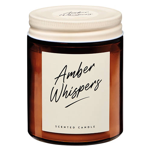 Amber Single Wick Candle, Amber Whispers