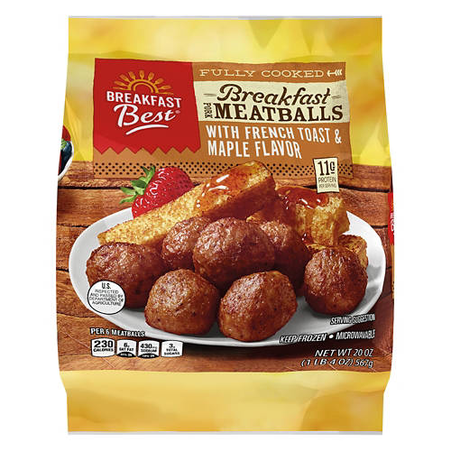 French Toast & Maple Flavor Meatballs, 20 oz