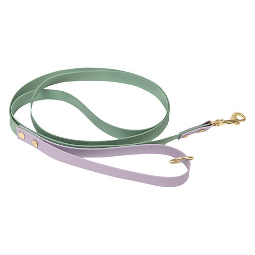 Dog Waterproof Leash - Green/Purple, One Size
