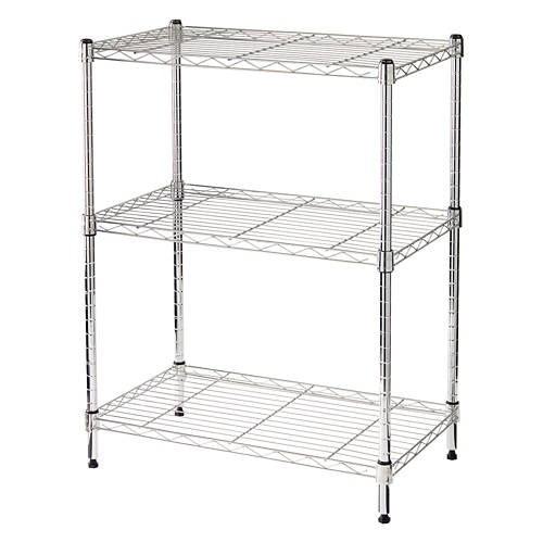 3 Tier Chrome Shelving