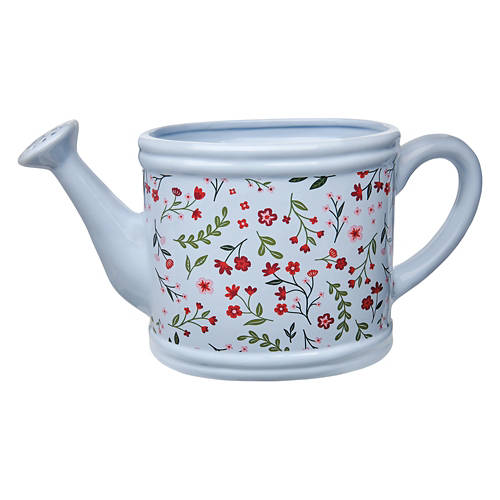 Watering Can Planter, Blue
