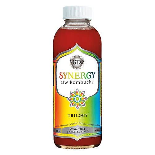 Organic Synergy Trilogy Unpasteurized Raw Kombucha, 16 fl oz