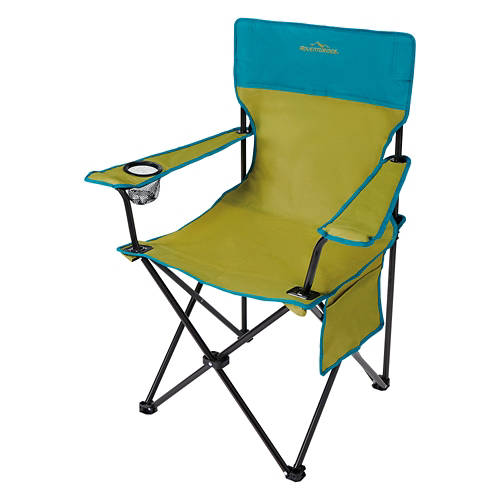Camping Folding Chair, Green/Teal