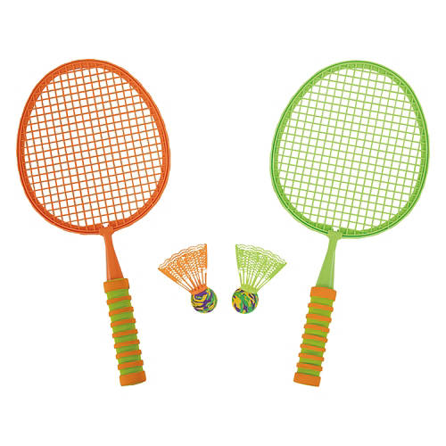 Mini Badminton Set, Green & Orange