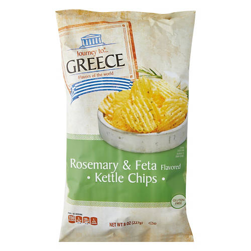 Rosemary & Feta Flavored Krinkle Cut Kettle Chips, 8 oz