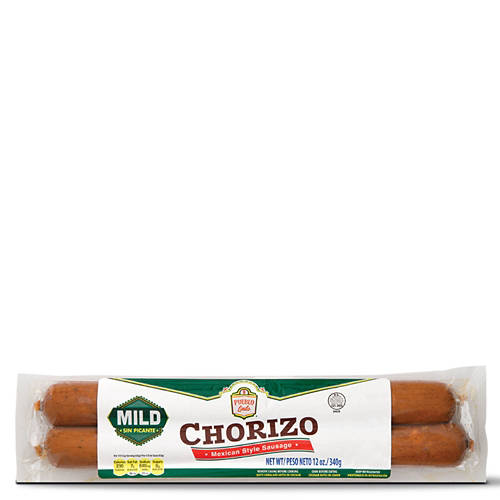 Mild Chorizo No Picante, 12 oz