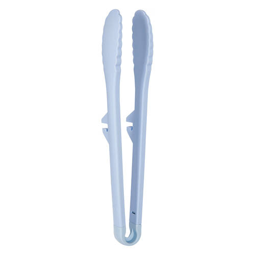 Clip On Silicone Utensil - Tong, Blue