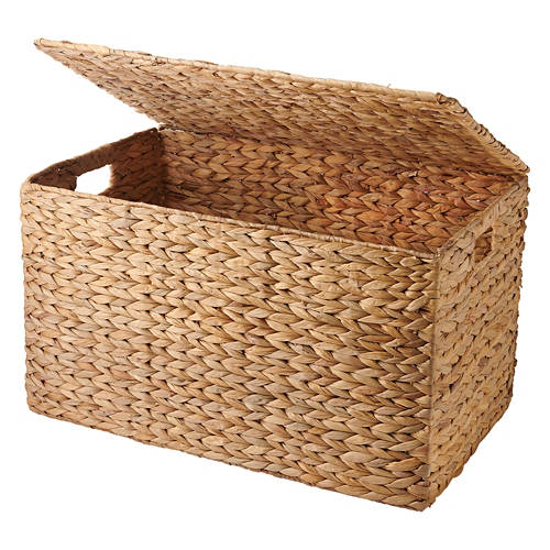 22" x 14" x 13" Handwoven Collapsible Trunk