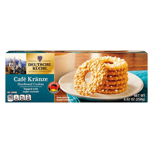 Cafe Kranze Short Bread Cookies, 8.82 oz Product Image Front shot 01