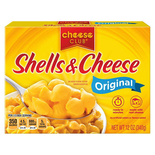 Shells and Cheese, 12 oz Product Image Front shot 01