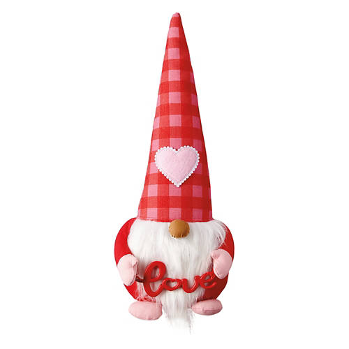 20" Tall Valentine's Day Gnome - Love Script