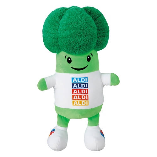 Kids Broccoli Shaped ALDI Produce Plush Toy