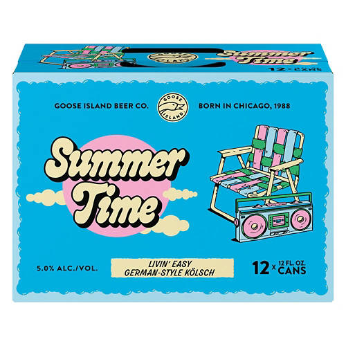 Summer Time German - Style Kolsch Beer - 12 pack, 12 fl oz Can