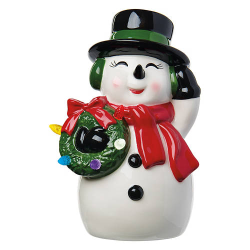 Hand Painted Ceramic Décor - Snowman