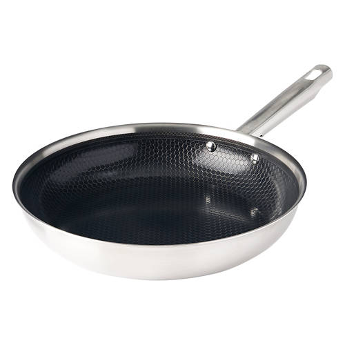 11" Stainless Steel Fry Pan - Coated