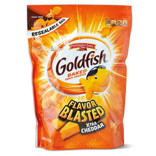 Goldfish Flavor  Blasted Xtra Cheddar Crackers, 11 oz