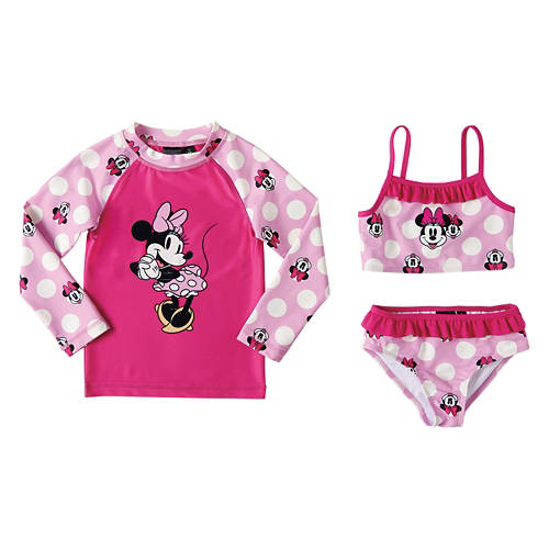 Toddler Minnie Character Swimsuit Set - 2T