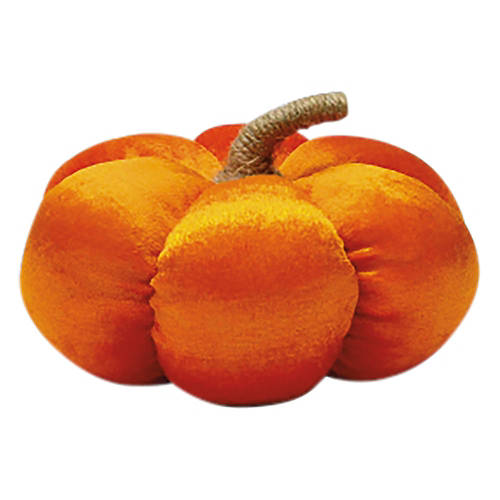 Large Velvet Pumpkin, Orange