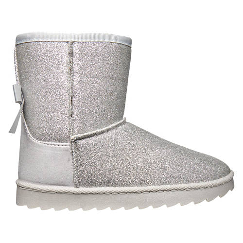 Childrens Cozy Boots - Silver, 13/1