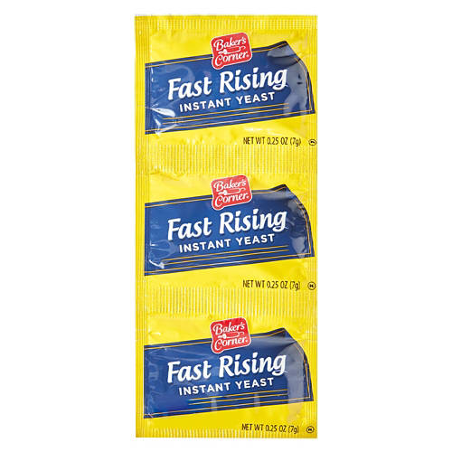 Fast Rising Instant Yeast Packets, 3 count