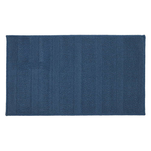 20" x  34" Rectangle Shaped Kitchen Accent Rug - Blue Vertigo