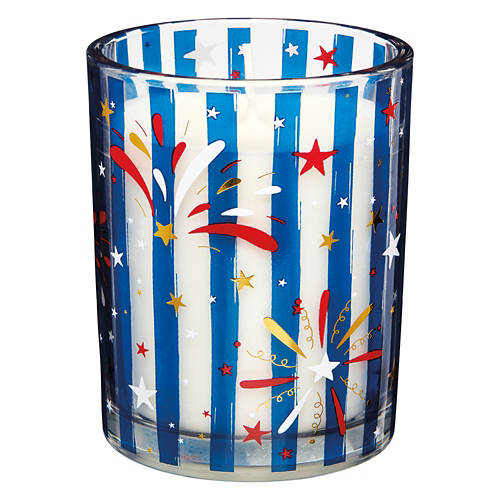 Americana Single Wick Candle - Blooming Rose Bouquet