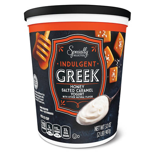 Honey Salted Caramel Indulgent Greek Yogurt, 32 fl oz