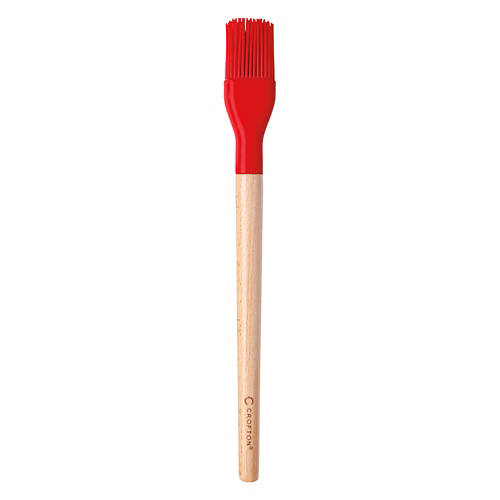 Beechwood & Silicone Brush, Red