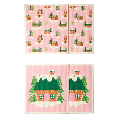 Swedish Dish Cloths - Gingerbread House