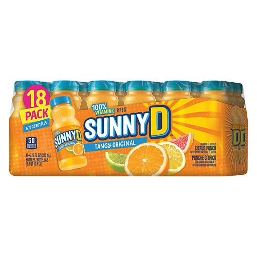 Orange  Flavored Citrus Punch Juice - 18 pack, 6.75 fl oz bottle Product Image Front shot 01