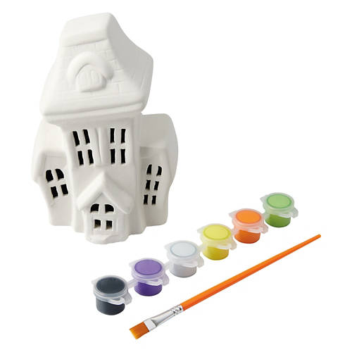 Paint Your Own Halloween Ceramic - Spooky House