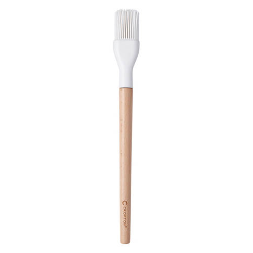 White Beechwood & Silicone Baking Brush