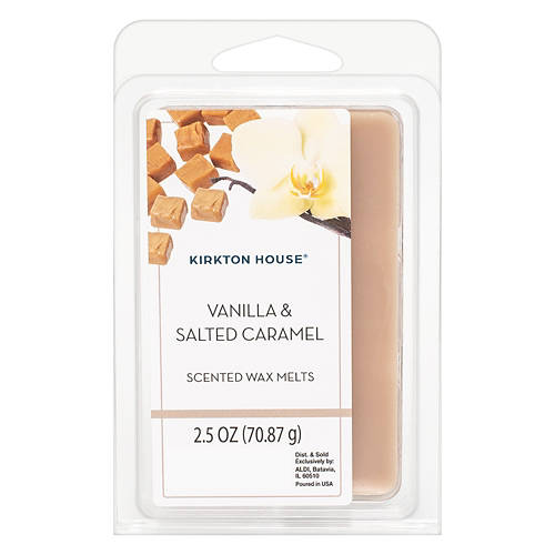 Scented Wax Melts - Vanilla & Salted Caramel, 2.5 oz