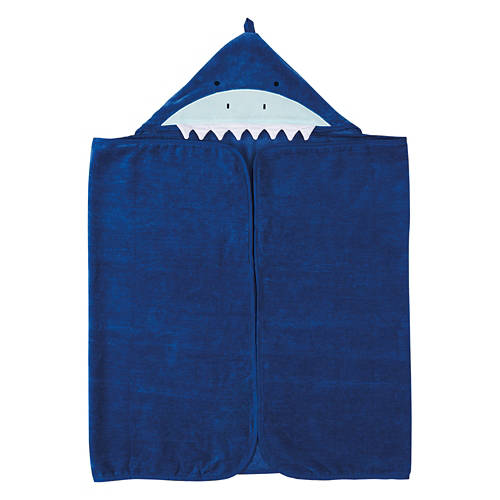 25” x 50” Kids Hooded Bath Towel - Shark