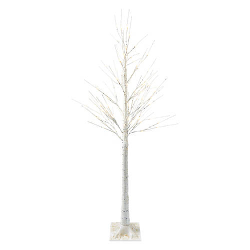 5' Tall LED Twig Birch Tree