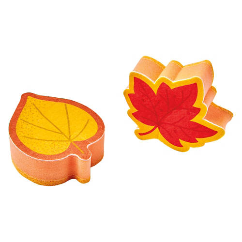 2 Pack Leaves Shaped Sponges