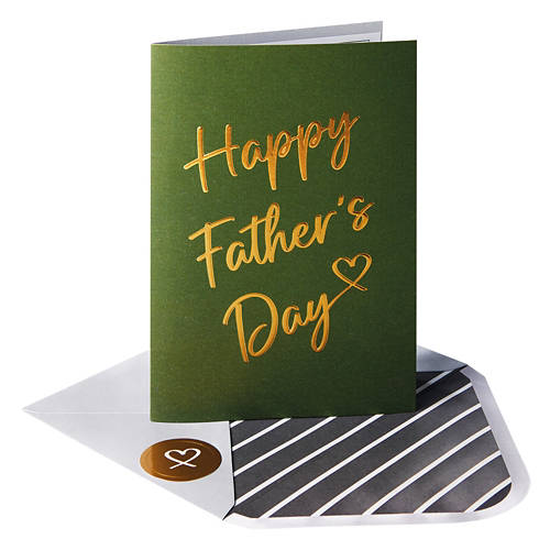 Father's Day Greeting Card - Green