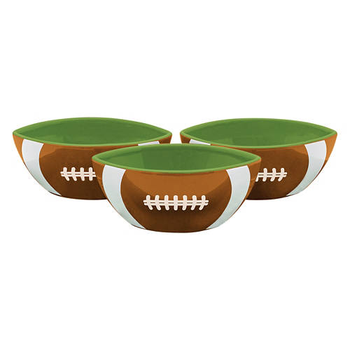 Football Tray with Bowls