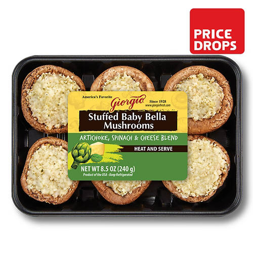 Spinach & Artichoke Stuffed Mushrooms, 8.5 oz