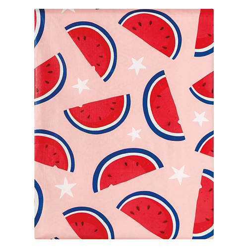 52" x 70" Oblong Vinyl Tablecloth - Watermelon Product Image Front shot 01