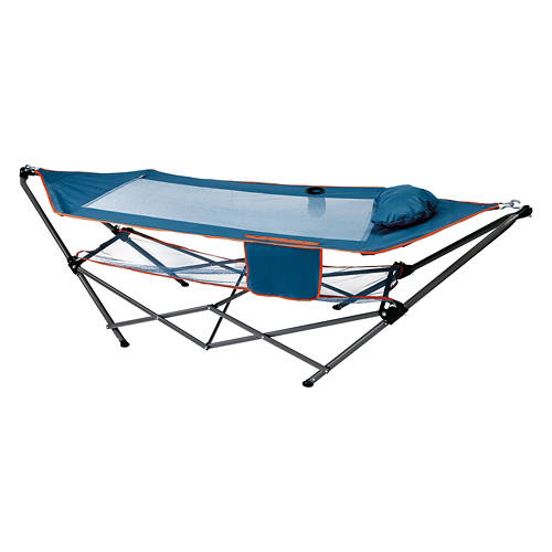 Portable Hammock with Stand, Blue