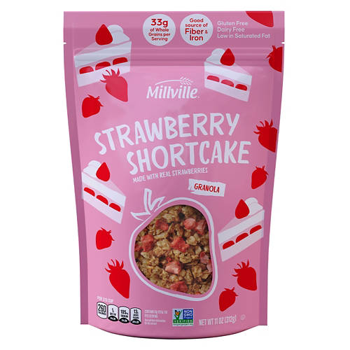 Strawberry Shortcake Granola, 11 oz Product Image Front shot 01