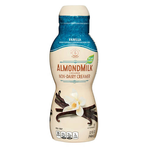 Vanilla Almondmilk Creamer, 32 fl oz Product Image Front shot 01