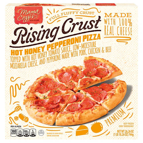 Rising Crust Hot Honey Pepperoni Pizza, 26.26 oz Product Image Front shot 01