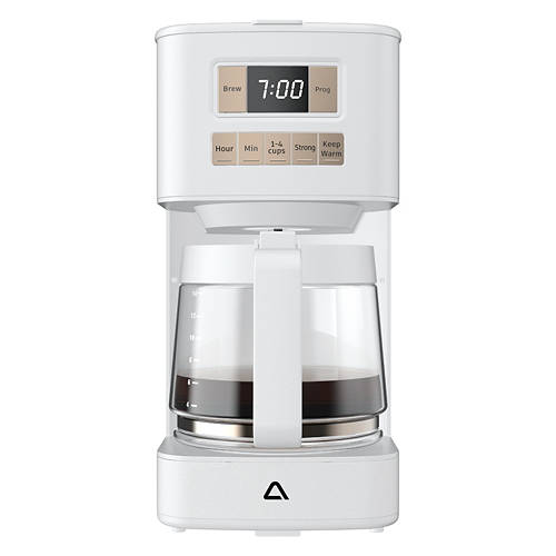 Programmable  Coffee Maker, White