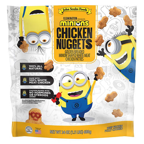 Minion Chicken Nuggets, 24 oz Product Image Front shot 01