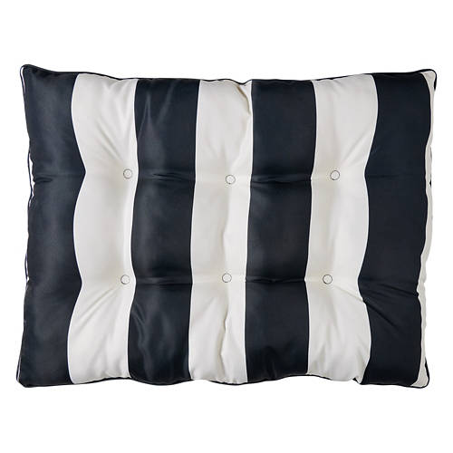Indoor/Outdoor Pet Bed, Black Stripes