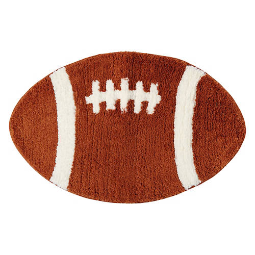 Juvenile Football Shaped Rug