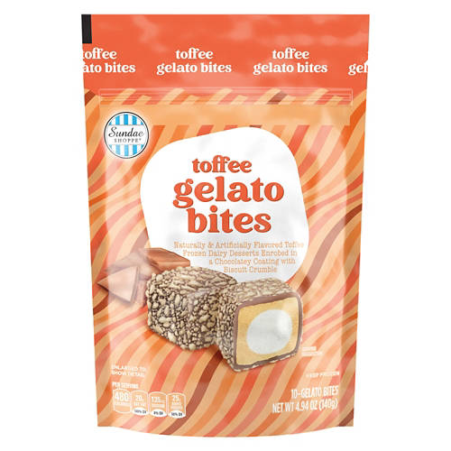 Toffee Gelato Bites, 10 count Product Image Front shot 01